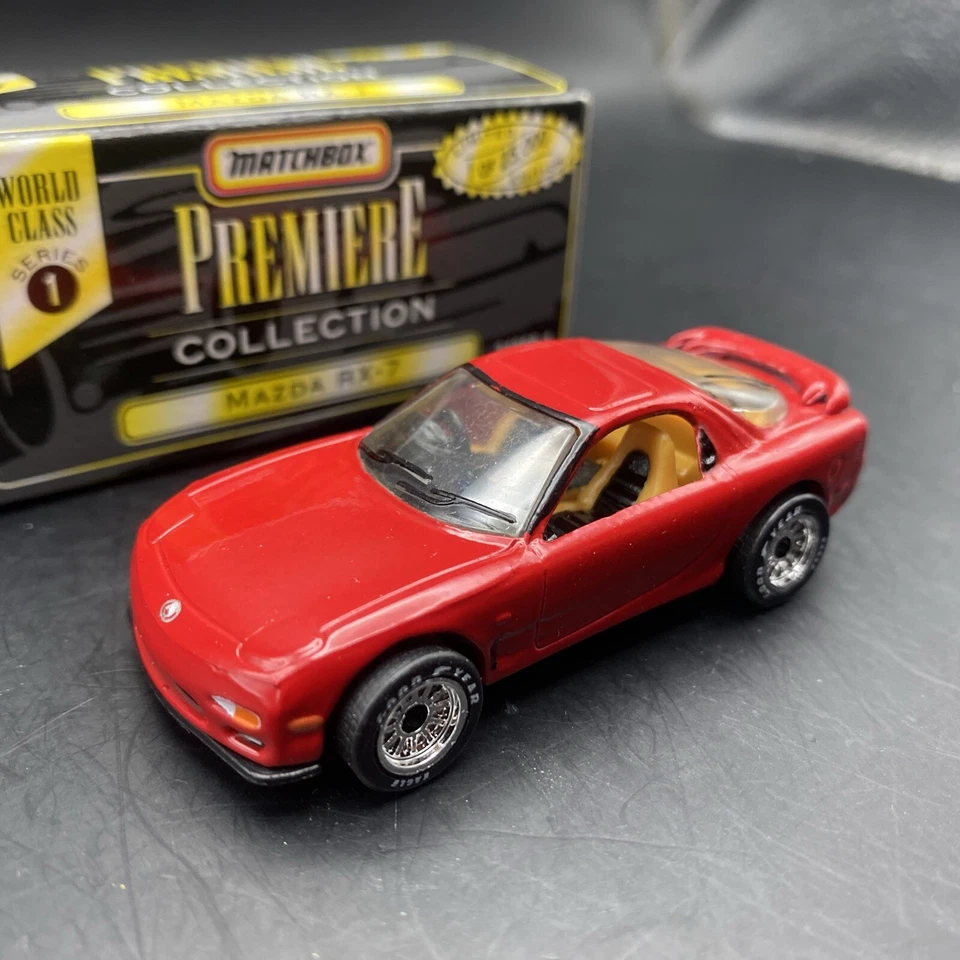 1995 Matchbox Toys Premiere Collection:  Red Mazda RX-7 With Box - Image 3 of 4