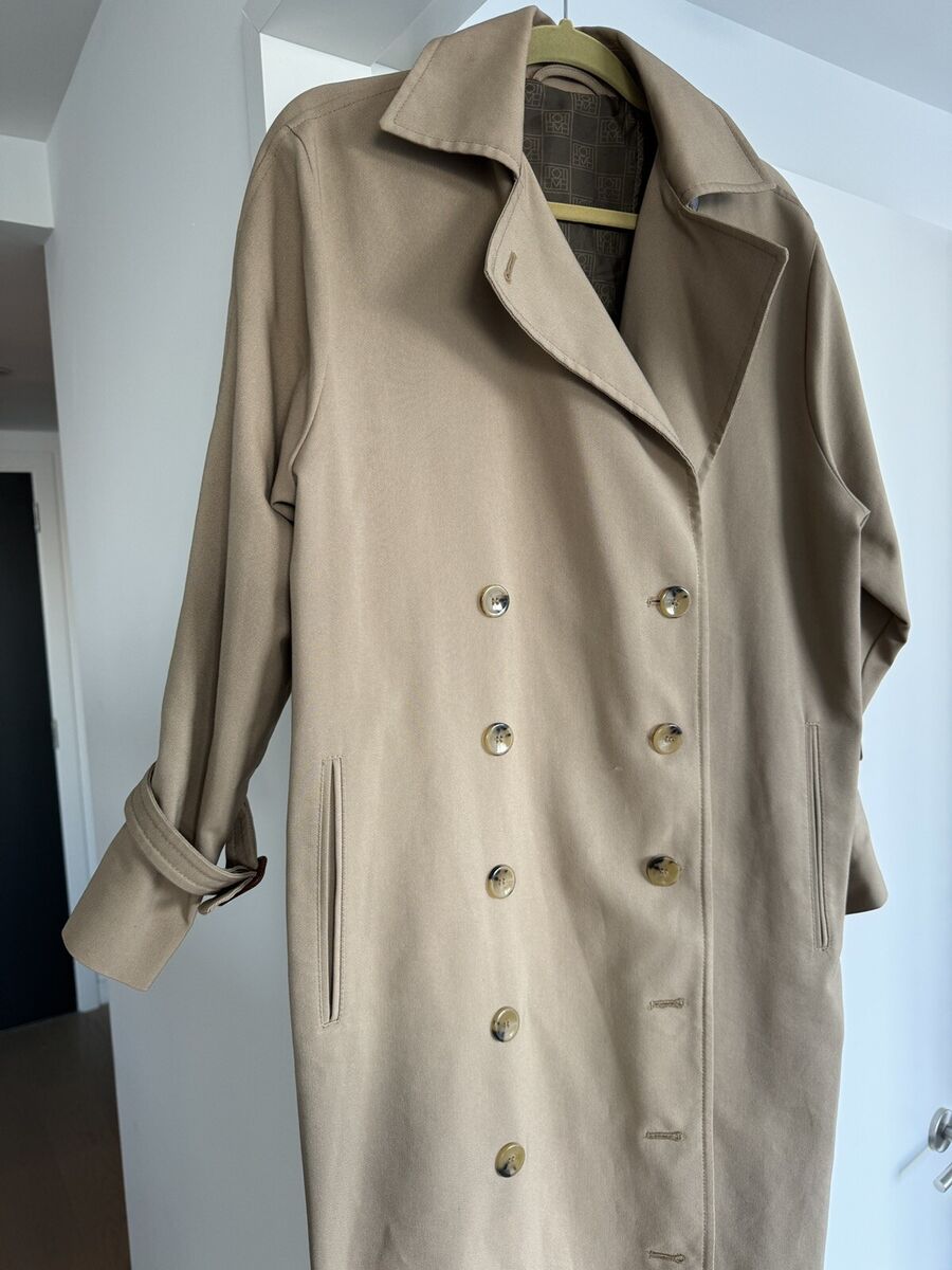 TOTEME Signature Pisa Trench Coat Khaki - XS | eBay TOTEME Signature Pisa Trench Coat Khaki - XS | eBay