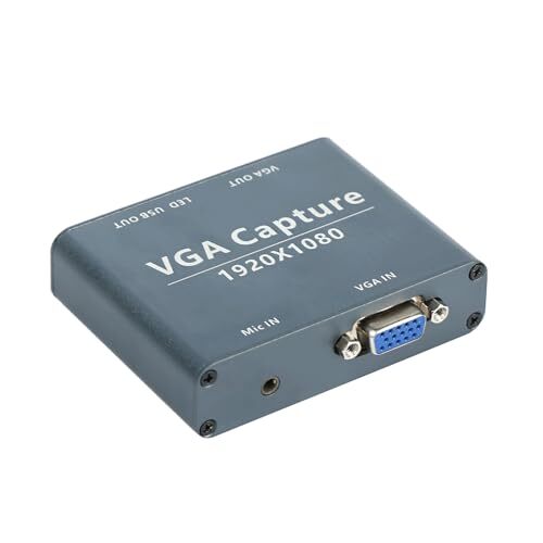 VGA Capture Card, VGA to USB 2.0 Capture Device with VGA Loopout, Mic Input - Afbeelding 2 van 8