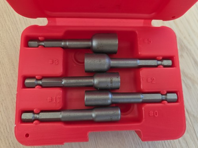 #ad Craftsman Power Bolt Out Damaged Bolt Screw Remover 5 piece Set in Case $24.99