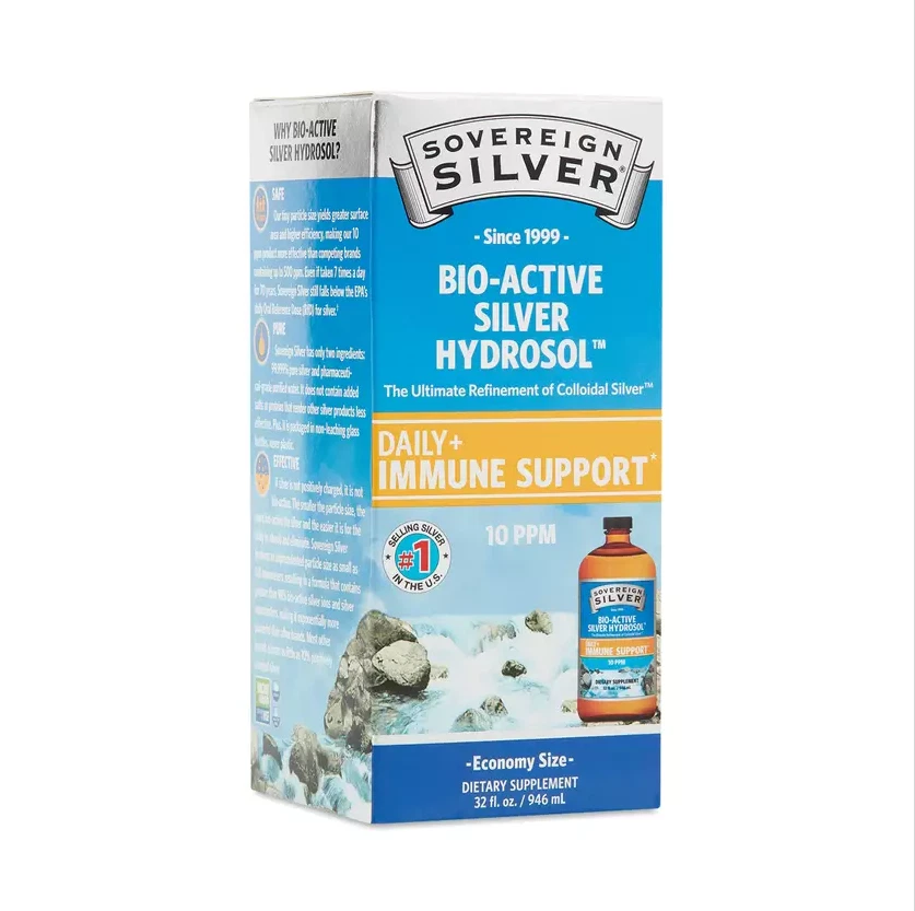 Sovereign Silver Bio-Active Silver Hydrosol 32 oz - Image 3 of 4