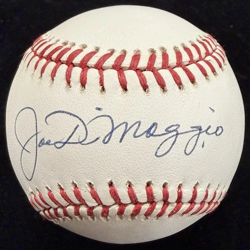 Joe DiMaggio Signed Baseball Beckett Hologram