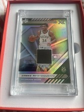 Giannis Antetokounmpo NBA Jersey Fusion 2019 Game Worn Patch
