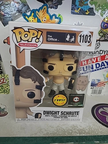 Funko Pop The Office Dwight Schrute #1103 Chalice Chase Vinyl Figure W/PROTECTOR