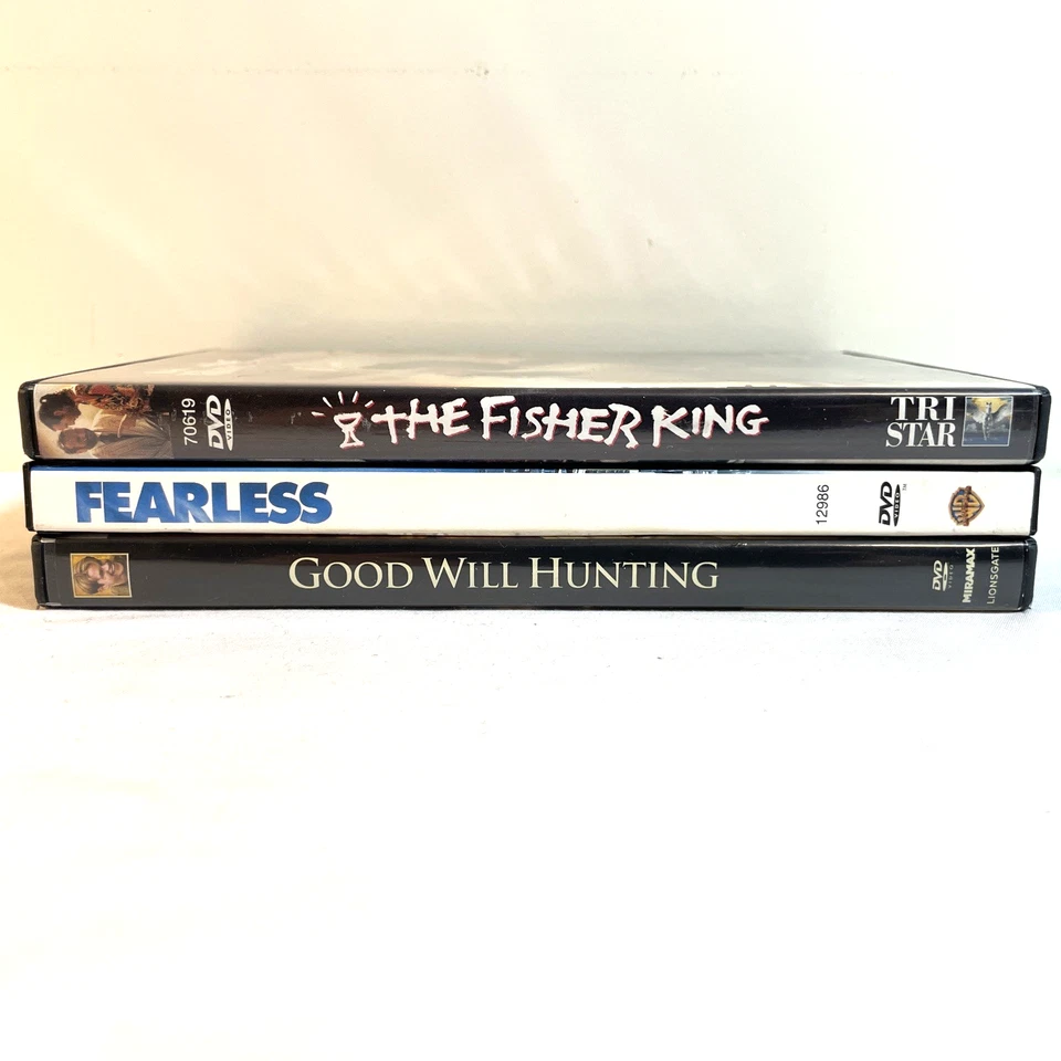FEARLESS / THE FISHER KING / GOOD WILL HUNTING (DVD) Jeff Bridges Robin Williams - Image 2 of 4