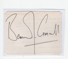 Bernard Cornwell Signed Clip / Autographed Historical Fiction Writer