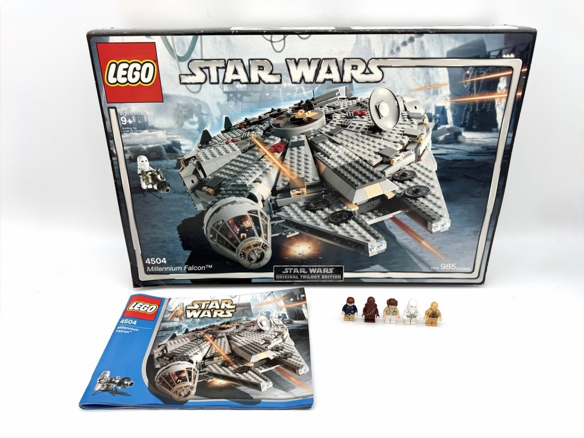 MKZuu　様　　　est　４点 LEGO Star Wars 4504 Millennium Falcon INCOMPLETE w Minifigures
