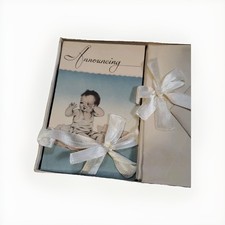 Lot of 20 Vintage Baby Announcement/ Birth Greeting Cards