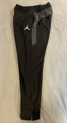 Nike Jordan Dri Fit Flight Woven Women's Large Black Sweatpants 928694 Pockets