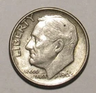 1962 D ROOSEVELT DIME in circulated condition