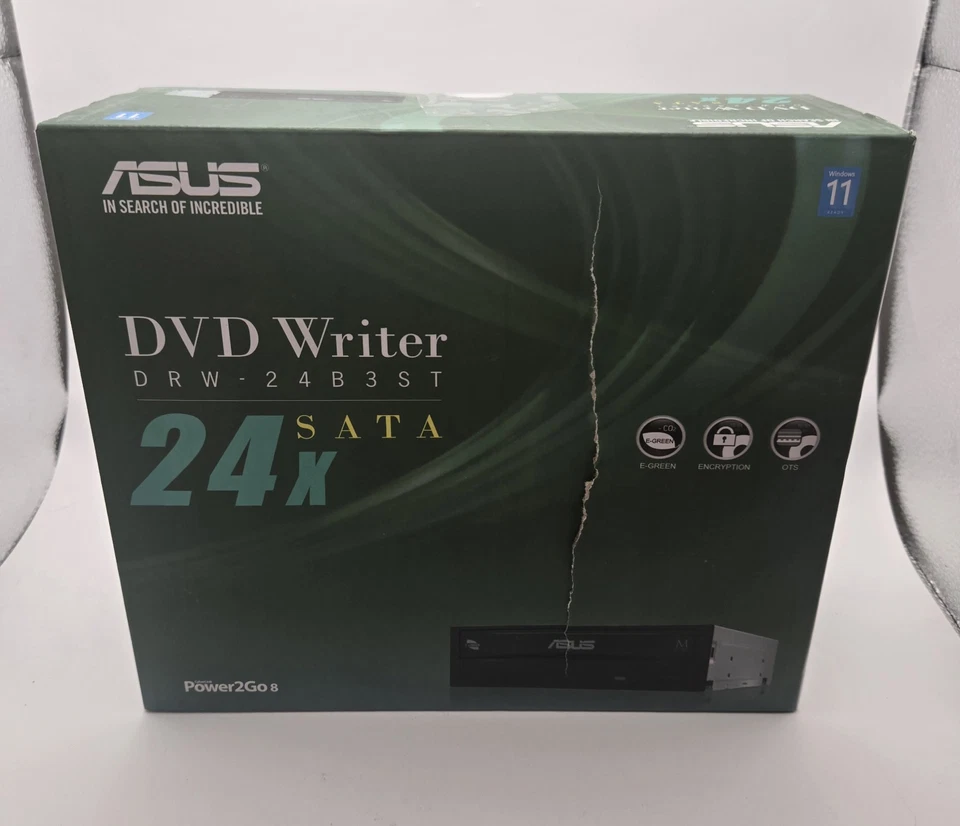 ASUS DRW 24B3ST DVD/CD Writer 24X Internal Optical Drive SATA Power2Go 8 - Image 2 of 2