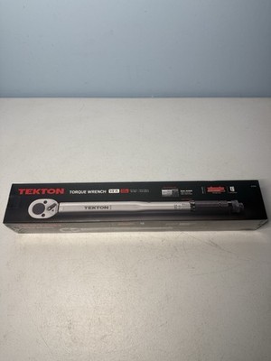 TEKTON 24335 1/2-Inch Drive Click Torque Wrench (10-150 ft.-lb./13.6-203.5 Nm)