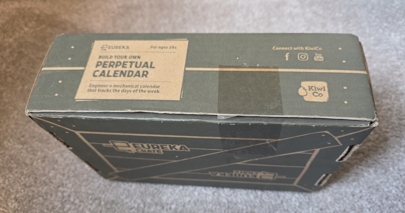 Kiwi Co Eureka Crate - Build Your Own Perpetual Calendar - Open Box, Bags Sealed