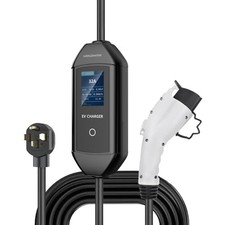 Portable EV Charger for Electric Cars - 32A, 100-240V, NEMA 14-50 Style-A
