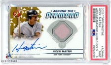 Hideki Matsui 2023 Topps Dynasty Diamond Autograph Relic /50 PSA 9
