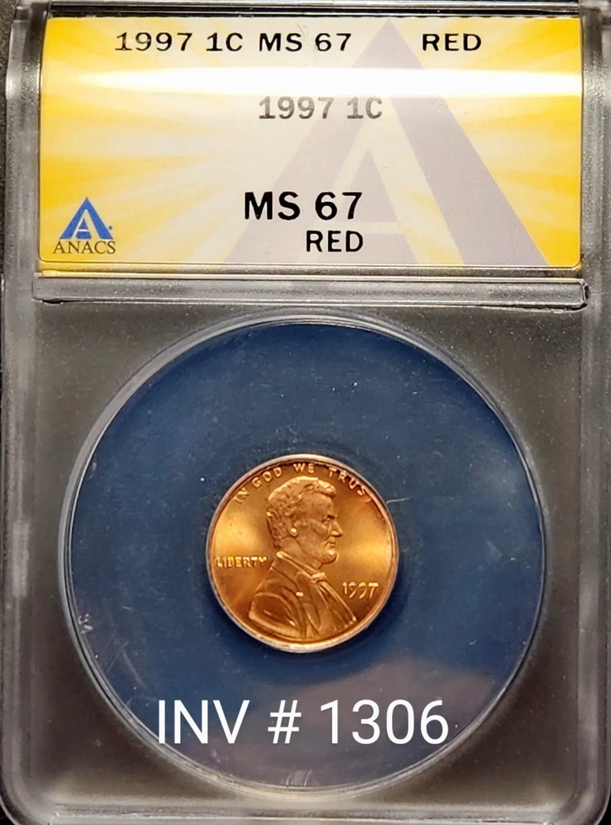 MS 67 Graded 1954 Lincoln Wheat US Small Cents (1909-1958) for