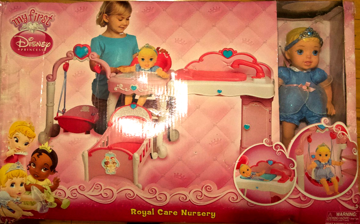 disney princess crib and dresser Disney My First Princess Royal Care Nursery Doll Playset Playcenter