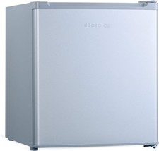 Small Table Top Mini Freezer in Silver - 32 Litre Capacity(Adjustable temp)