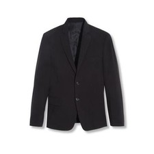 Calvin Klein Boys' Boys Infinite Stretch Blazer - Black - 12