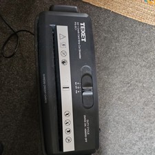 Texet PS-SC1EX A4 + Credit Card Strip Cut Paper Electric Shredder, used working 