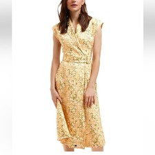 Draper JamesAddison Short Sleeve Linen Midi Shirtdress