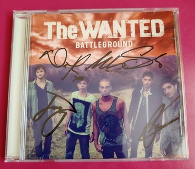 The Wanted - Battleground (Signed Signature) CD Excellent Condition