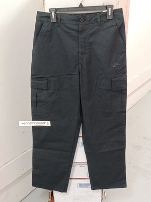 NIKE NSW CLUB CARGO LIFESTYLE PANTS FZ5765-010 BLACK MENS SIZE 30X30 (M)