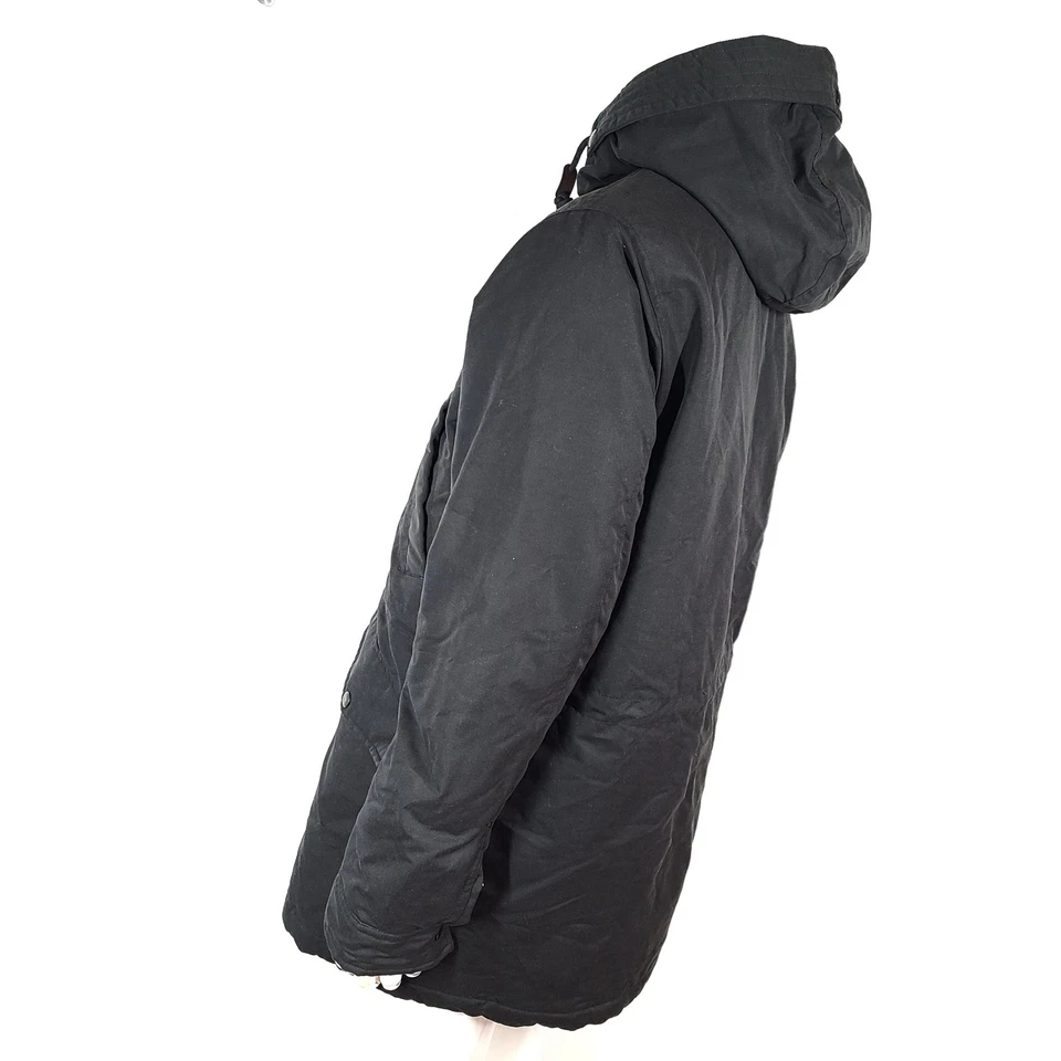 Abrigo de invierno Jack & Jones para hombre Wetland Parka chaqueta aislante negro talla XL Foto 4 de 4