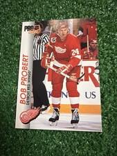 Bob Probert #46 1992-93 Pro Set Detroit Red Wings Hockey Card NHL
