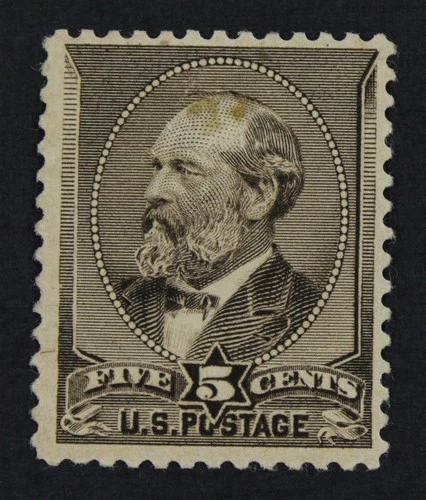 CKStamps: US Stamps Collection Scott#205 5c Garfield Mint VLH OG