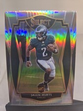 2020 Panini Select - Premier Level Jalen Hurts #150 Silver Prizm Rookie RC