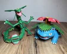 Pokemon Rayquaza Articulated Battle Figures 2021 Jazwares Lot Venusaur 2020