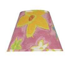 Aspen Creative 32187A Pink Empire Lamp Shade, Spider Construction, 7x13x9.5