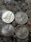 American Eagle and Flag Silver 1 oz .999 Fine Trade Unit Round Set Of 4