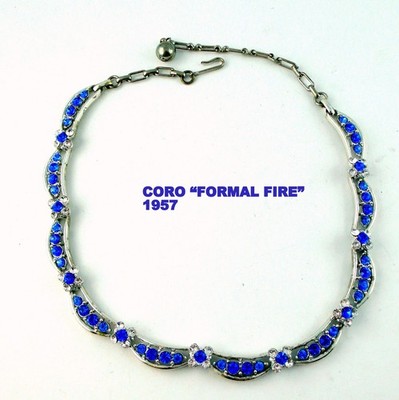 CORO , COLLIER ''FORMAL FIRE'' , USA 1957