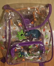 Vintage Disney Store The Jungle Book Picnic Cleae Kids Backpack RARE