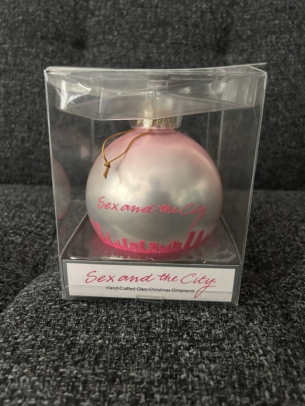 Sex And The City Hand Crafted Glass Christmas Ornament Kurt S Adler 2007 Glitter