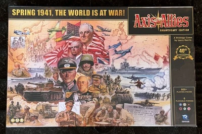 Axis & Allies Spring 1941 WWII 40th Anniversary Deluxe Edition New Sealed - Image 1 of 4
