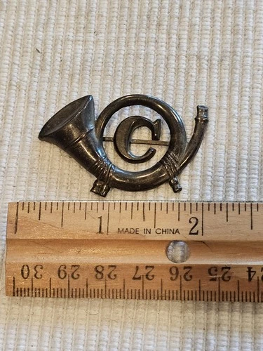 Civil War To 1870s US Army Officer C Co Infantry Cap Badge L@@K!!!