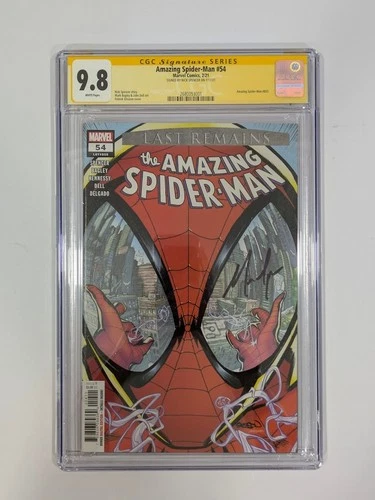 2021 Marvel AMAZING SPIDER-MAN #54 Signed - Nick Spencer/Cover - Gleason CGC 9.8
