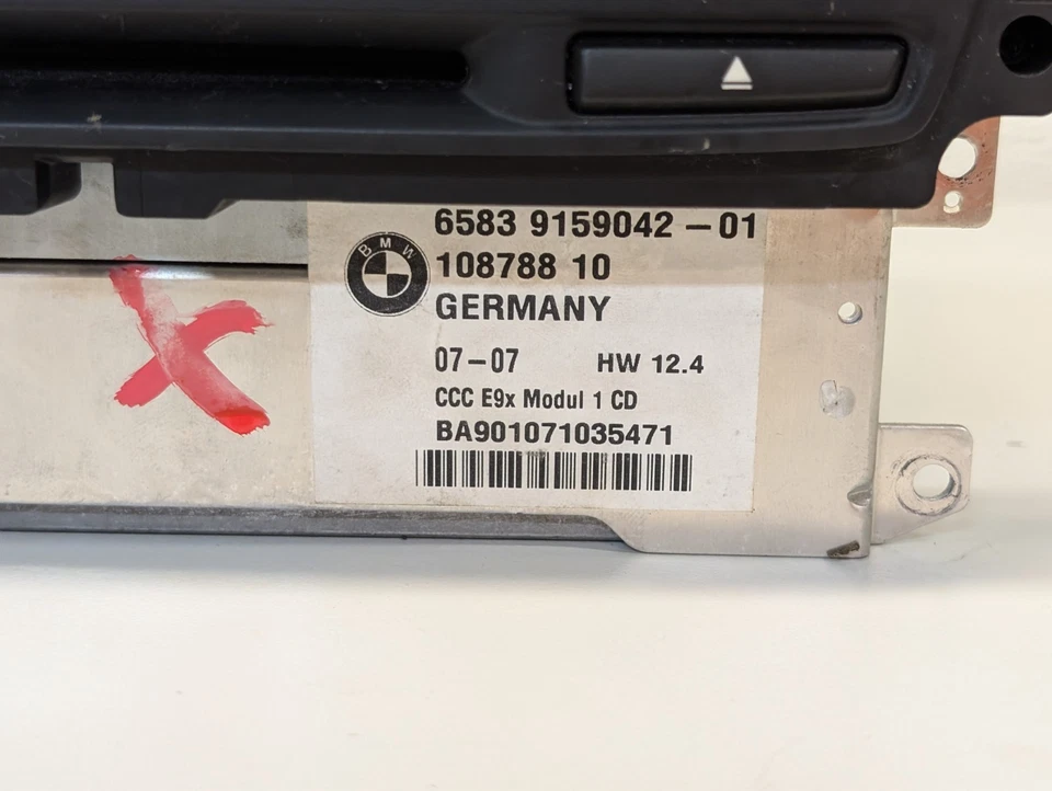 2007 BMW 323i 328i 335i AM FM Radio CD DVD Navigation 6583 9159042-01 - Image 2 of 4