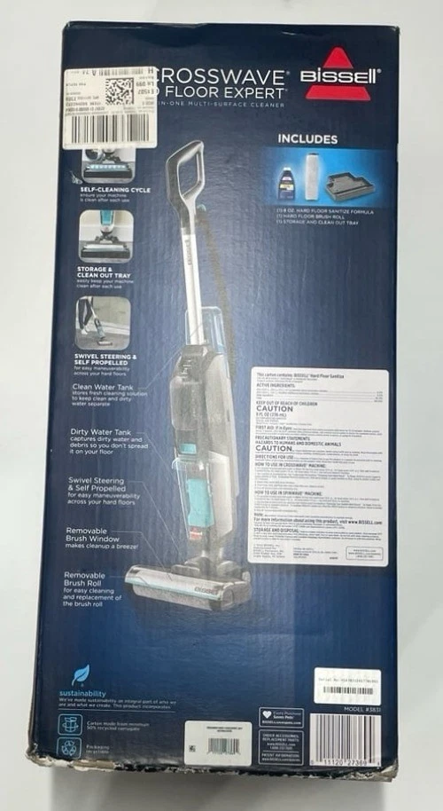 Bissell 3831 CrossWave Hard Floor Expert Wet Dry Vacuum - Brand New - Image 3 of 4