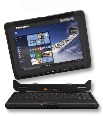 BLACK COBRA Toughbook Tablet CF-20 Touchscreen • 1TB SSD • WEBCAM
