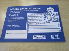 Elbi Schreiblernheft D4 Querformat 1. Klasse Neu