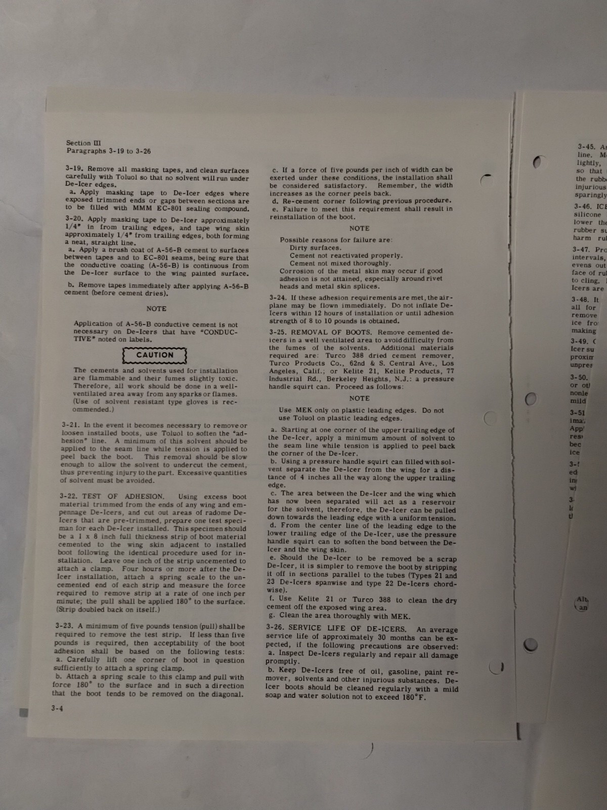 B. F Goodrich High Pressure Pneumatic De-Icers Maintenance Instructions-Original