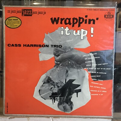 [JAZZ]~EXC LP~CASS HARRISON TRIO~Wrappin' It Up~[Original 1957~MGM~Issue]~MONO~