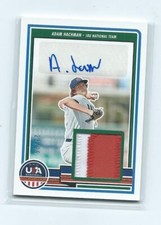 2023 Panini USA Stars & Stripes-Adam Hachman Autograph/Patch /25-White Sox