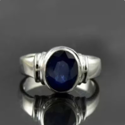 Natürlicher Kaschmir Saphir Ring Blau Saphir Ring 925 Sterling Band Handarbeit Ring