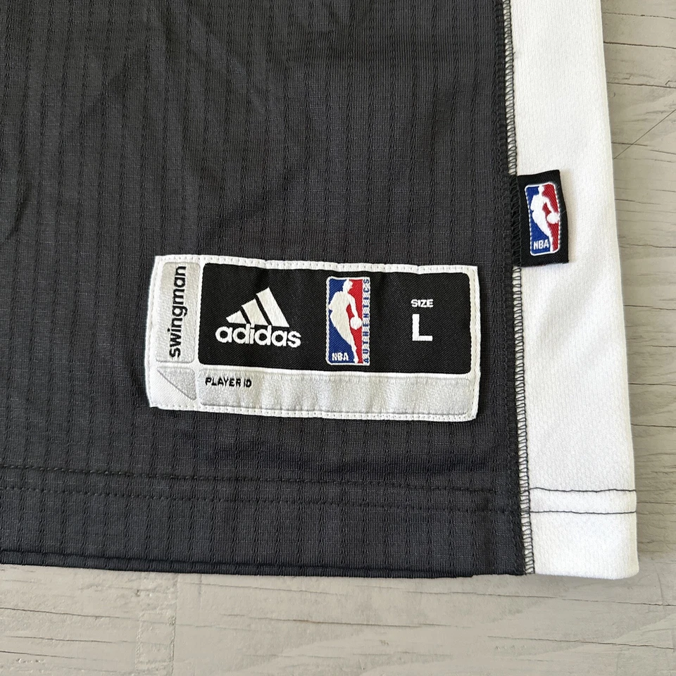 Camiseta deportiva de baloncesto Adidas NBA Andrew Bogut Golden State Warriors con mangas grande Foto 4 de 4