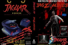 Atari Jaguar CD JagZombies Playable Demo in FULL Color DVD case
